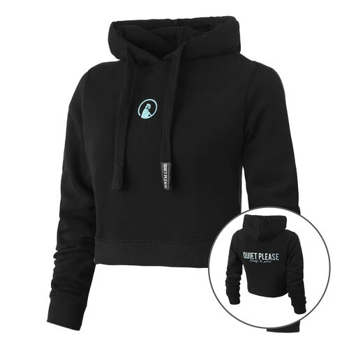 Ready To Serve Glitter Crop Hoody Women 3 Ready To Serve Glitter Crop Hoody Women