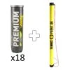 Premium 18x 4 Ball Tube Plus Ball Tube 2 Premium 18x 4 Ball Tube Plus Ball Tube -Tennis Serie Shop 0122000000 000