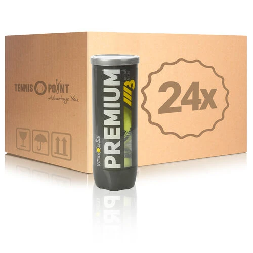 Premium Tennisball 24x 3 Ball Tube In A Box 3 Premium Tennisball 24x 3 Ball Tube In A Box