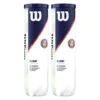 Wilson Roland Garros All Court 2x 4 Ball Tube 2 Wilson Roland Garros All Court 2x 4 Ball Tube -Tennis Serie Shop 0162600000 000