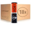 Dunlop Fort Clay Court 18x 4 Ball Tube 1 Dunlop Fort Clay Court 18x 4 Ball Tube -Tennis Serie Shop 0163700000 000