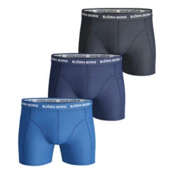 BJØRN BORG Noos Solids Boxer Shorts 3 Pack Men