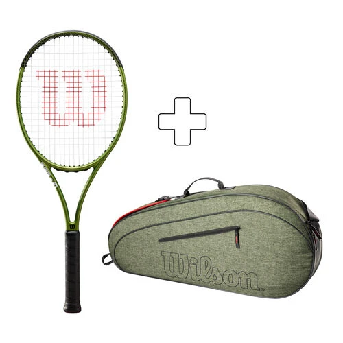 Wilson Blade Feel 100 Allround Racket (plus Tennis Bag) 3 Wilson Blade Feel 100 Allround Racket (plus Tennis Bag)