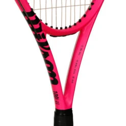 Wilson Clash 100L V2.0 Bright Neon Pink Tour Racket -Tennis Serie Shop 04005000 10