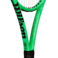 Wilson Blade 100L V8 Bright Neon Green Tour Racket -Tennis Serie Shop 04008000 10
