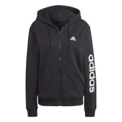 ADIDAS Linear French Terry Full Zip Hoodie Women -Tennis Serie Shop 18376000 13