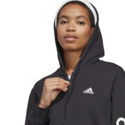 ADIDAS Linear French Terry Full Zip Hoodie Women -Tennis Serie Shop 18376000 16
