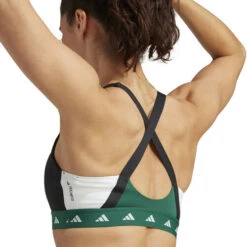 ADIDAS PWI Medium-Sport Tech-Fit Color Block Sports Bras Women -Tennis Serie Shop 18520000 16